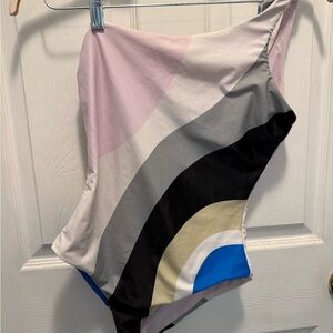 Mara Hoffman One Shoulder Swimsuit